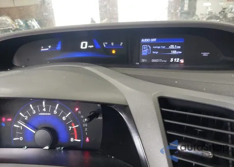 2012 Honda Civic Ex-L z USA, uszkodzony, nr VIN 2HGFB2F93CH549649